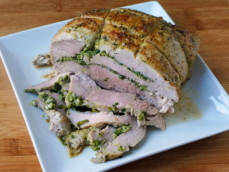 Cooking Weekends Pork Sirloin Roast with Chimichurri