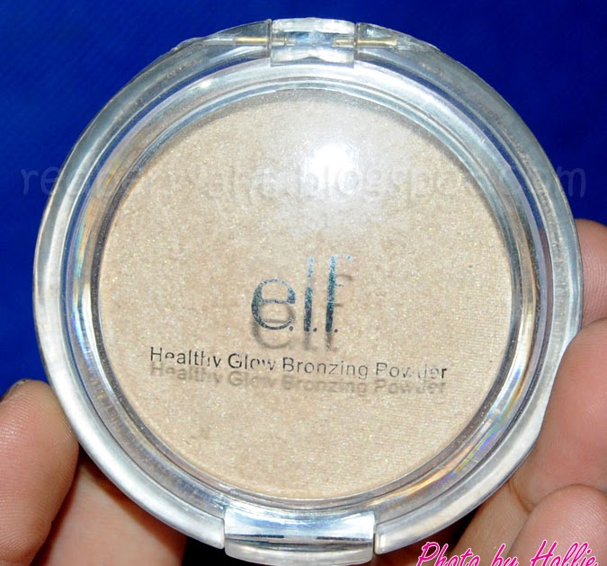 Random Beauty by Hollie REVIEW ELF Healthy Glow Bronzing Powder in