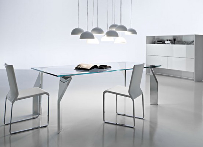 minimalist tables chairs dining room furniture design