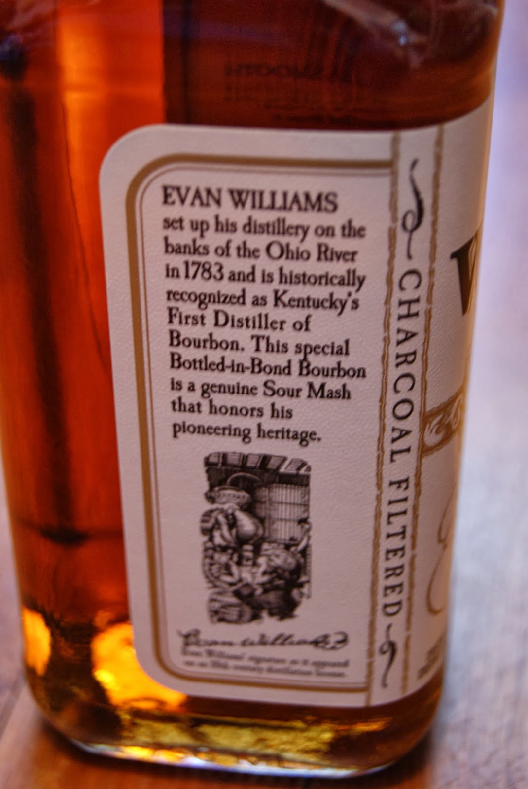 Bourbon Bliss Tastings Evan Williams Bottled in Bond