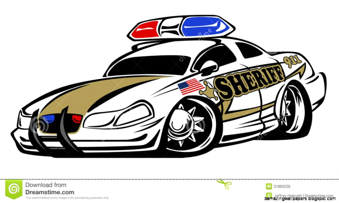 Sheriff Car Cartoon Illustration Royalty Free Stock Photo Image Sheriff Car Cartoon Illustration Royalty Free Stock Photo Image