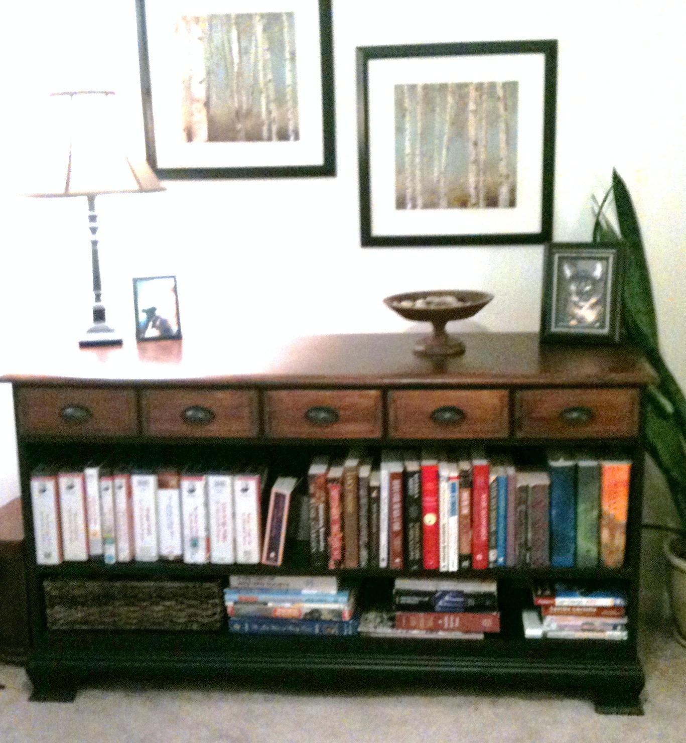 The Best Moments Dresser to Bookcase Transformation