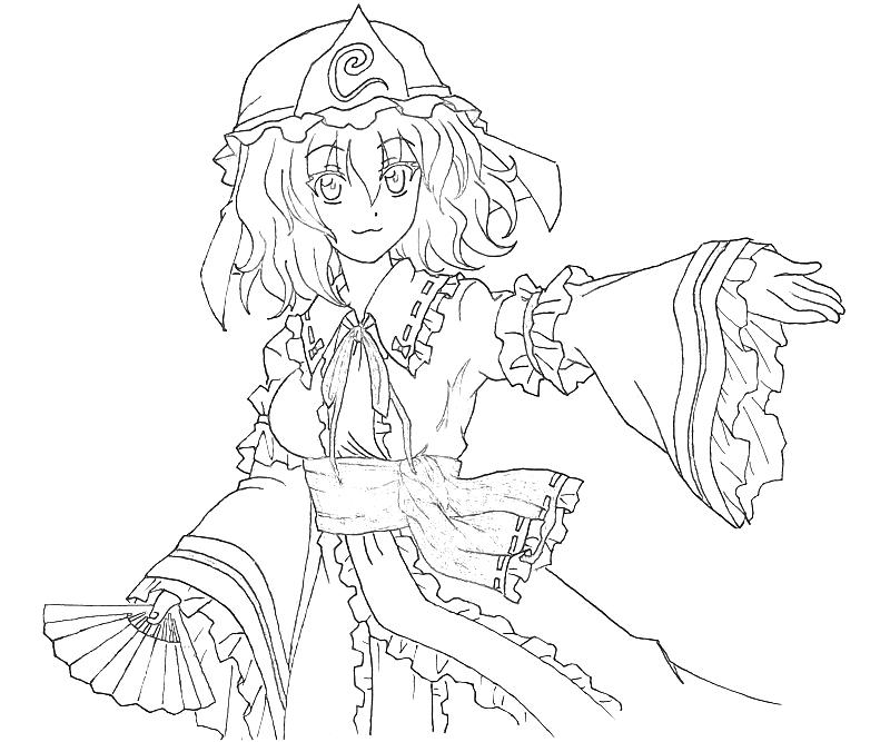 Zombie Princess Coloring Pages : Yuyuko saigyouji zombie jozztweet Zombie Princess Coloring Pages : Yuyuko saigyouji zombie jozztweet