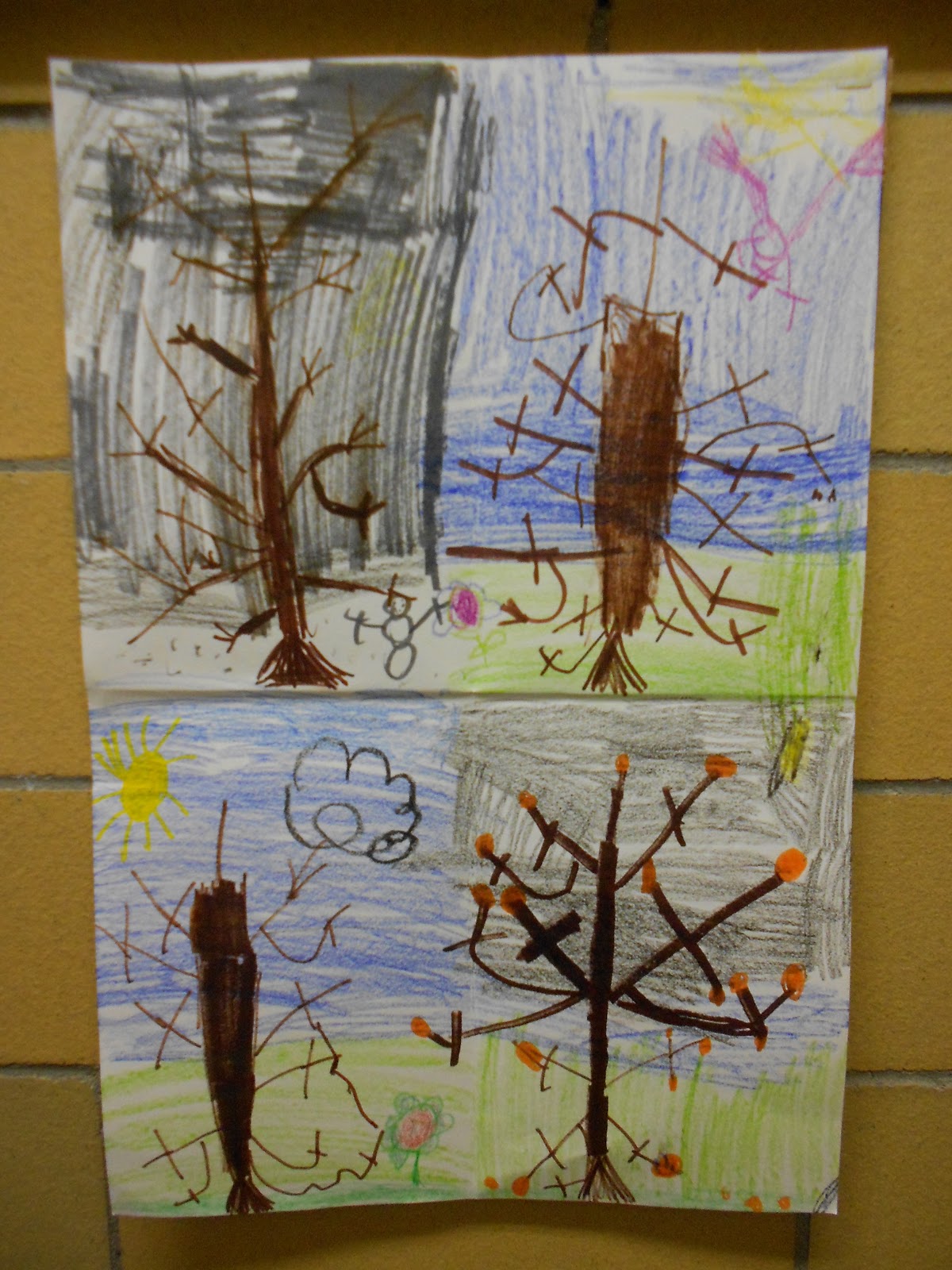 Learn, Explore, Create: Kindergarten Four Seasons Drawing