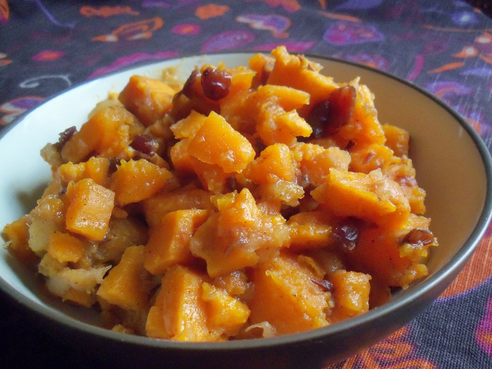 Crock Pot Sweet Potatoes with Apples a Brick house