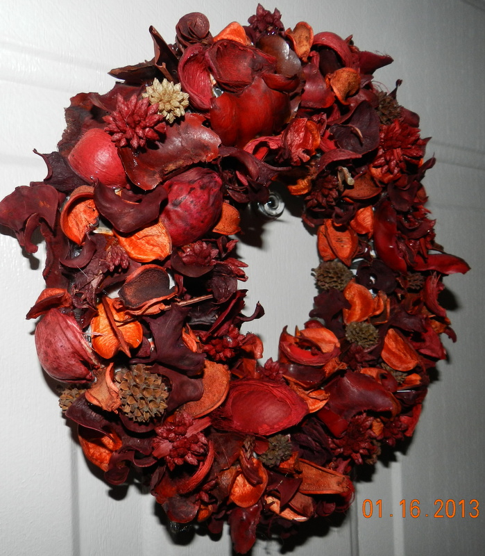 SweetPepperRose Potpourri Wreath