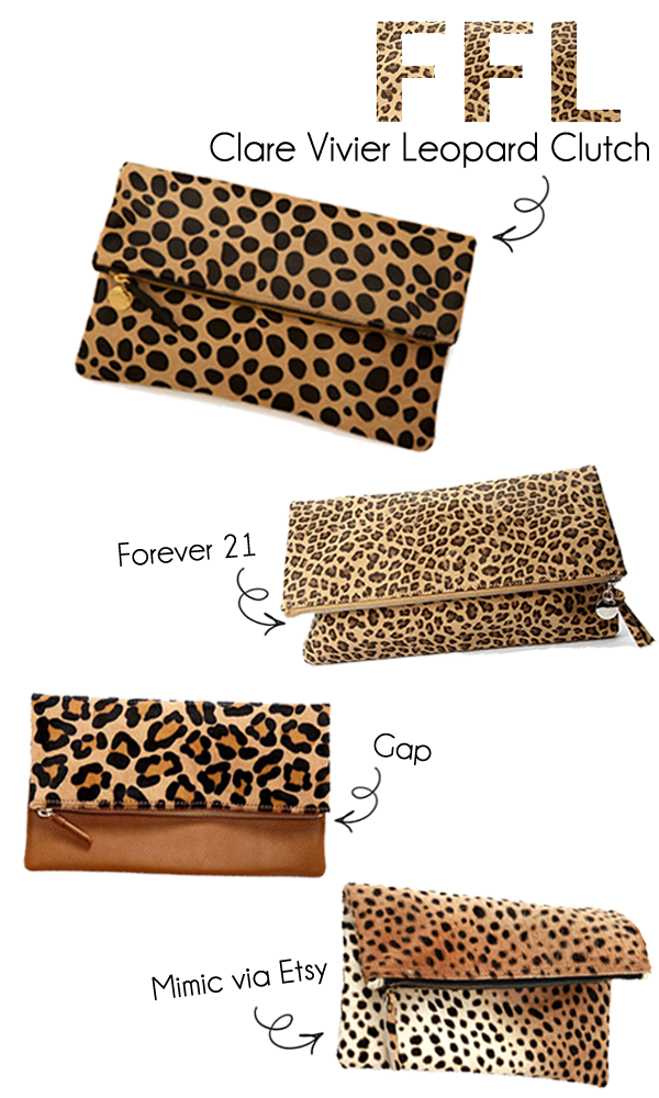 leopard clutch forever 21