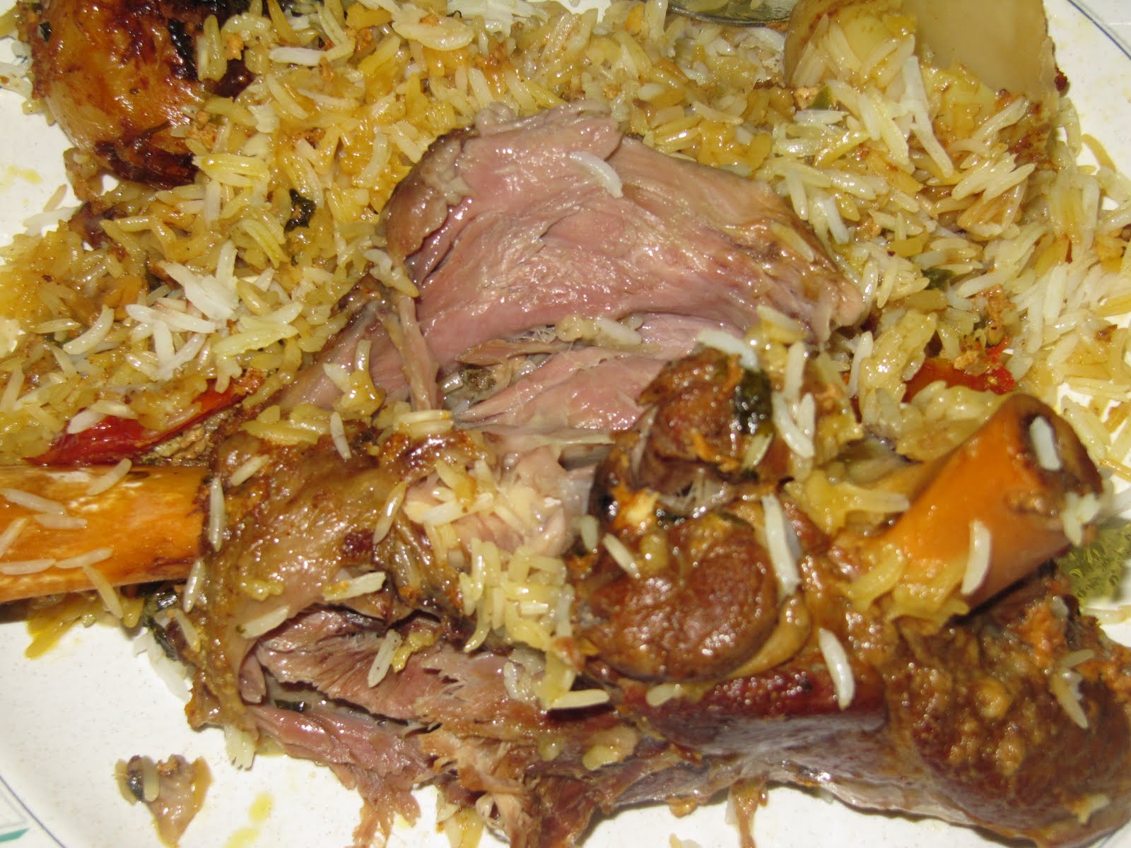 Slowcooker lamb biryani