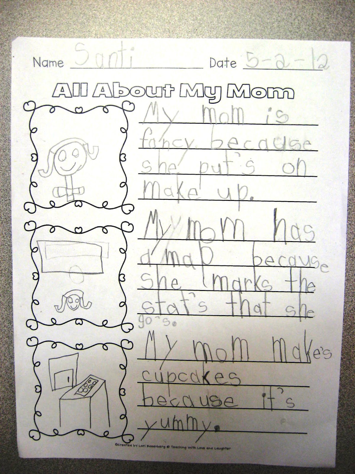 My mother essay class 1st image