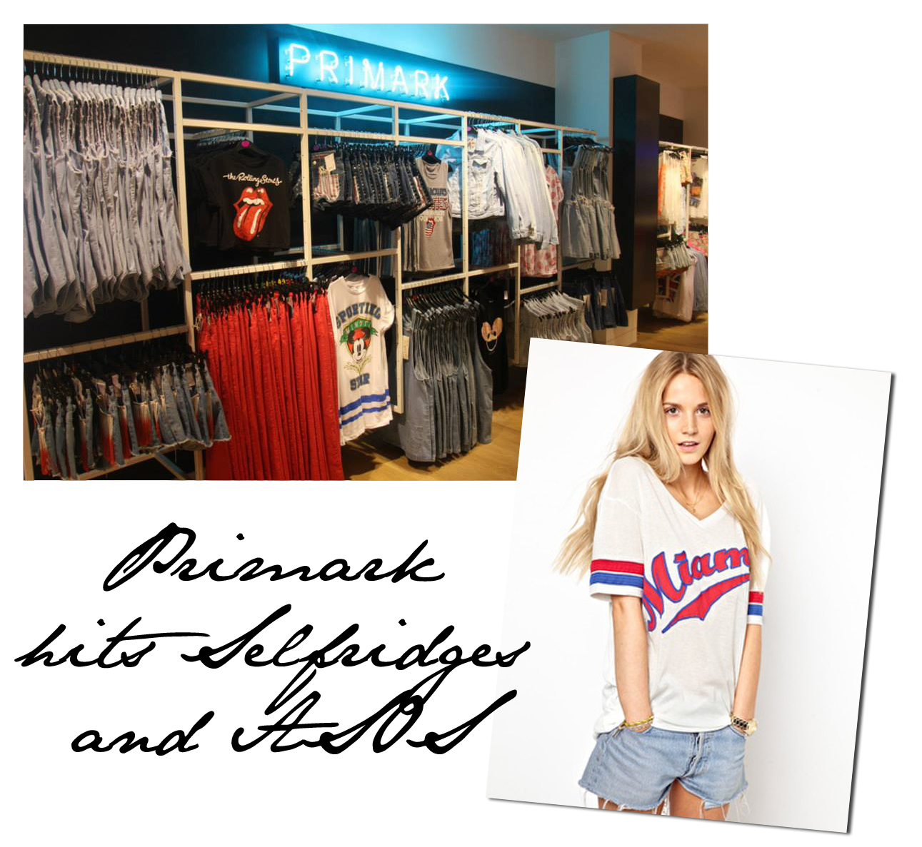 A big week for Primark now available in Selfridges and on ASOS