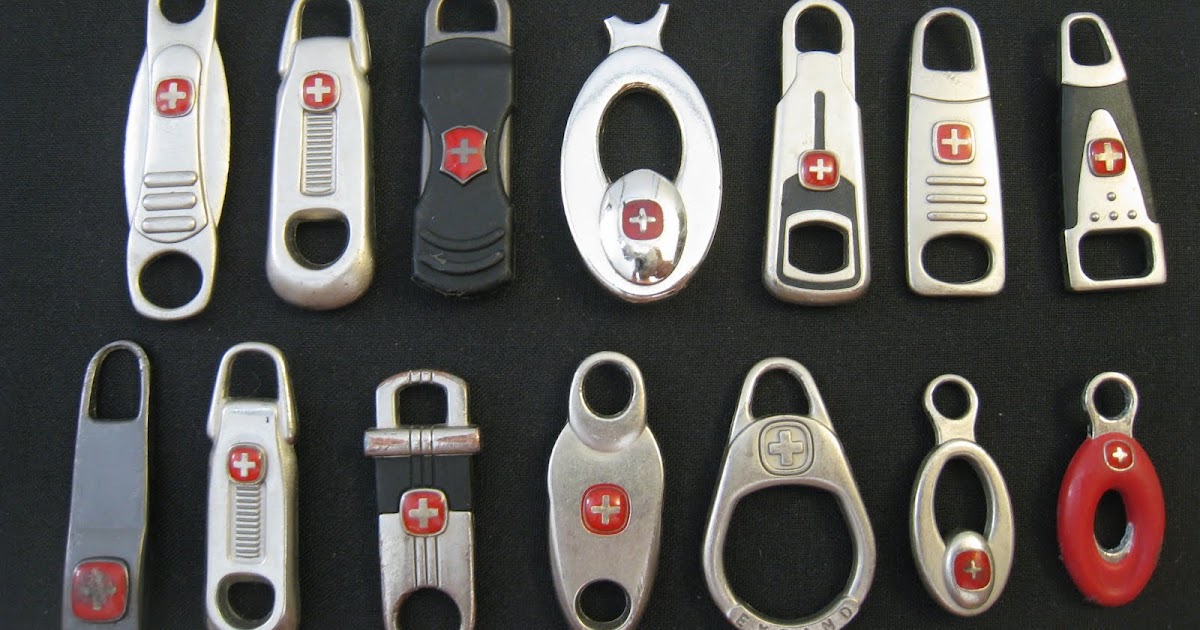 Zipper Pull Tabs Wenger and Swiss