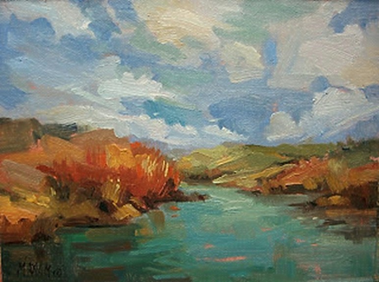Mary Maxam - paintings: River Sketch