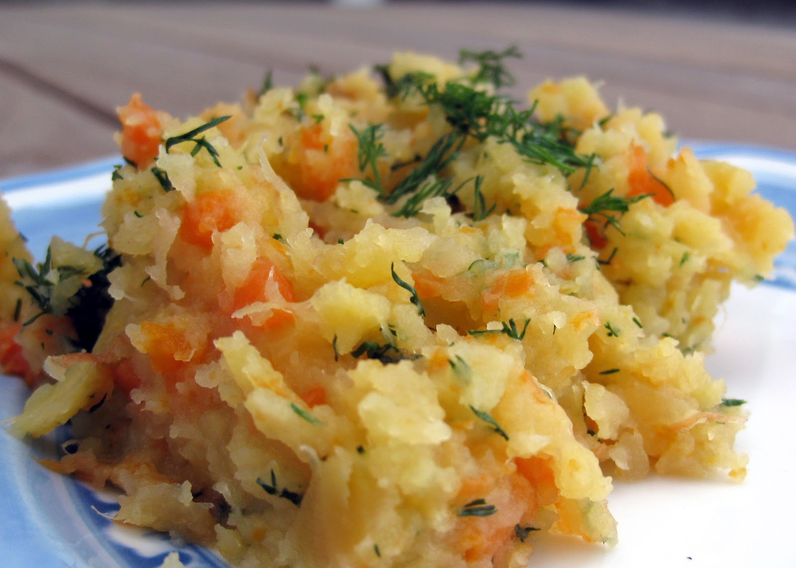 Jib jab with Tim Mashed Kohlrabi and Carrots