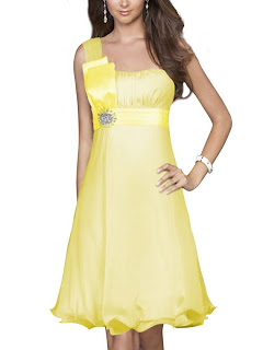 prom dresses under cheap knee length dollars yellow cute
