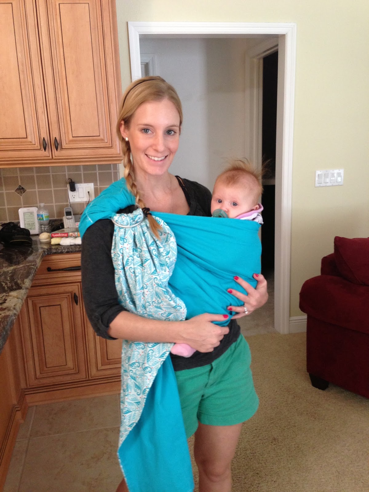 Ring Sling Tutorial Review Naturally Crafty Mom