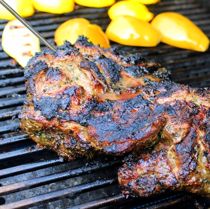 Year on the Grill Grilled Pepper Parmesan Leg of Lamb 52 Lamb