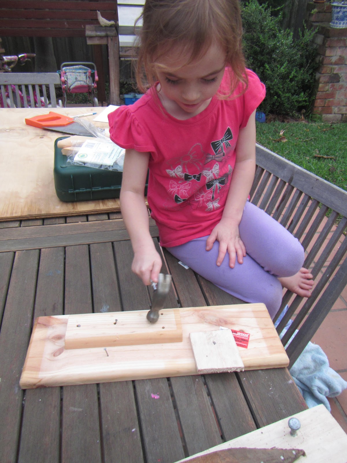 Crafty little people Hammer, nail and wood projects