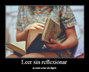 LEER SIN REFLEXIONAR, NO APROVECHA