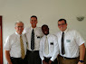 Pres. Weed, Me, Elder Izekor & Elder Hawkins