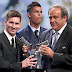 Messi leva prêmio de melhor jogador do futebol europeu