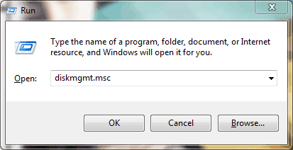 Open Disk Management in Windows Open Disk Management in Windows
