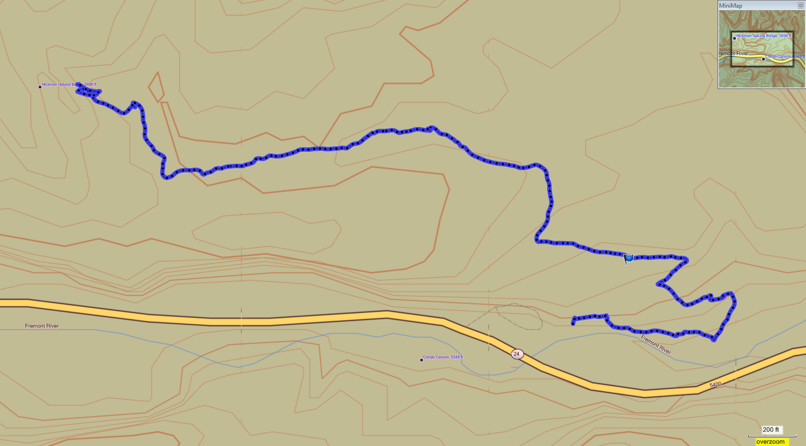Trails Trekker Hickman Bridge Trail