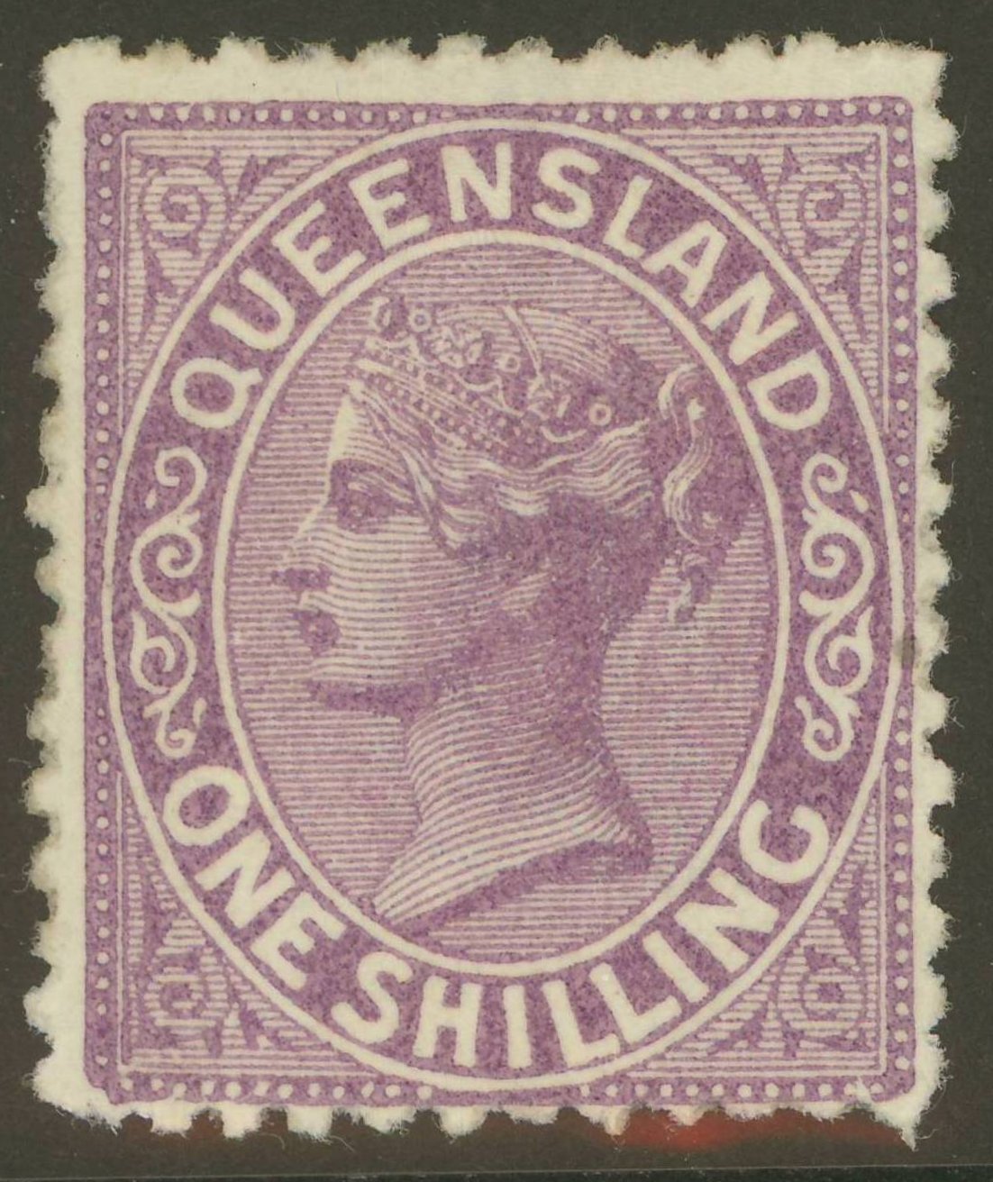 Queensland 2nd Sideface Stamps 188295+ Queensland 1 shilling mint