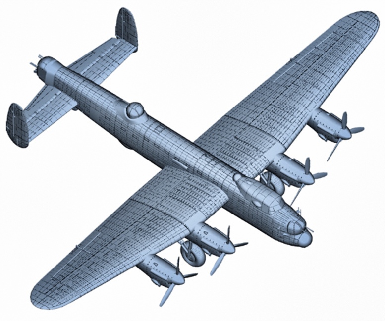 Scale Model News SUPERGIANT 132 SCALE AVRO LANCASTER FROM HONG KONG MODELS