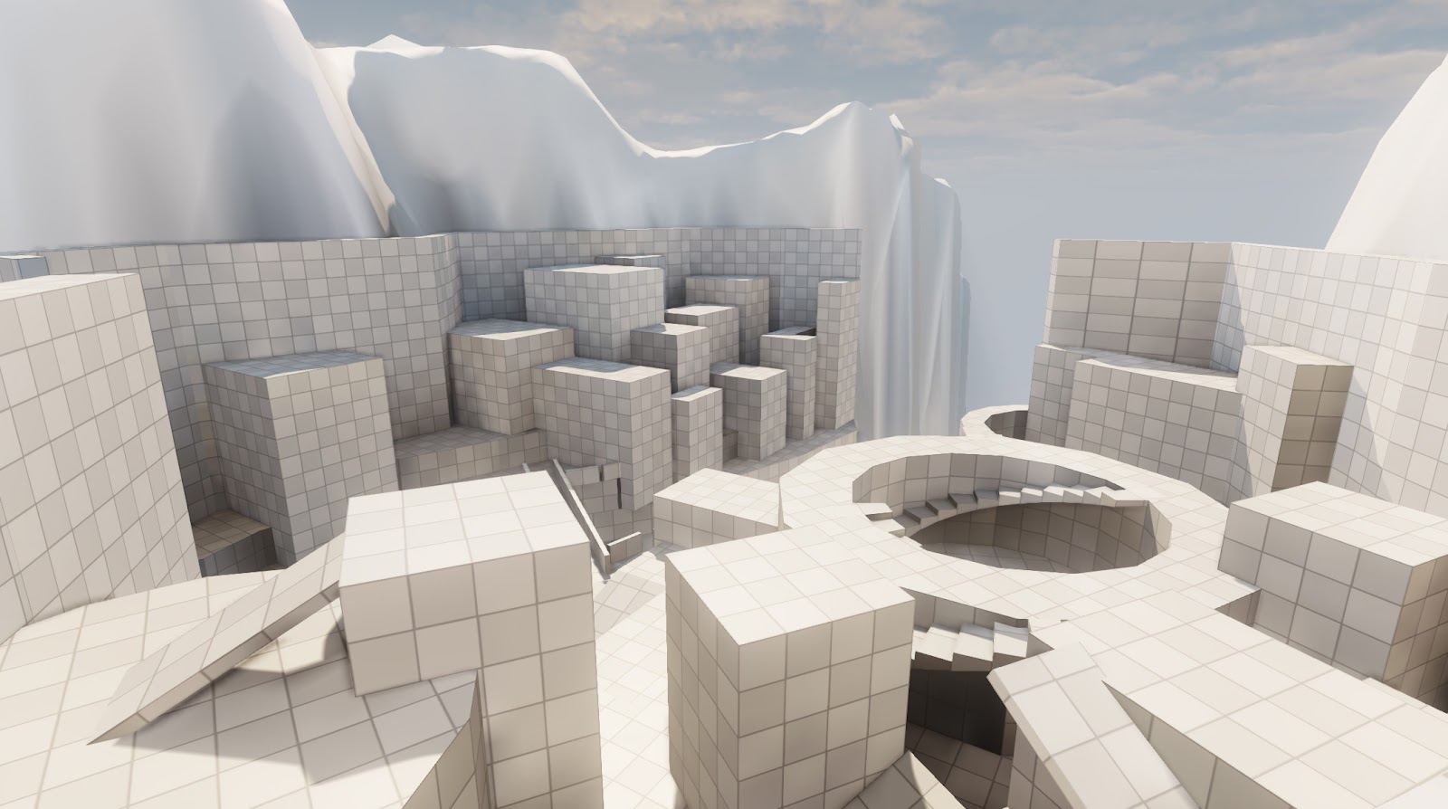 The Devan Browne Game Art and Design Blog UDK Greybox Map