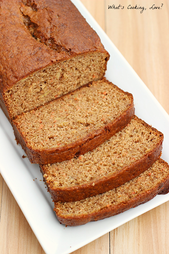 Carrot Cake Banana Bread Whats Cooking Love?