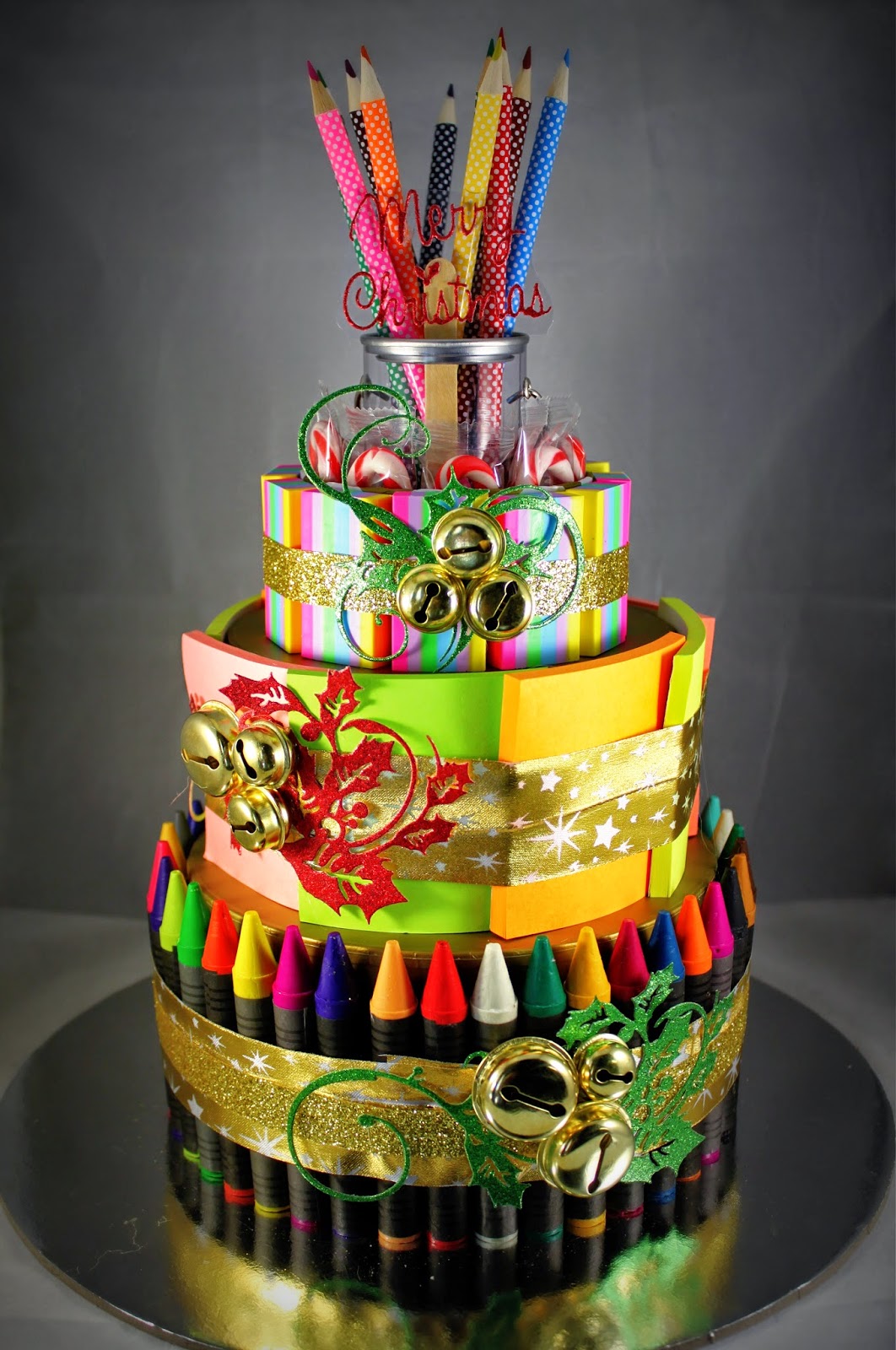 Christmas Stationery Cakes by Tracey Cooley Couture Creations