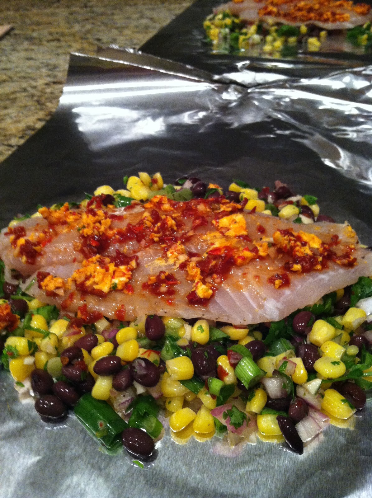 Cookin' in Heels Mexican Baked Tilapia