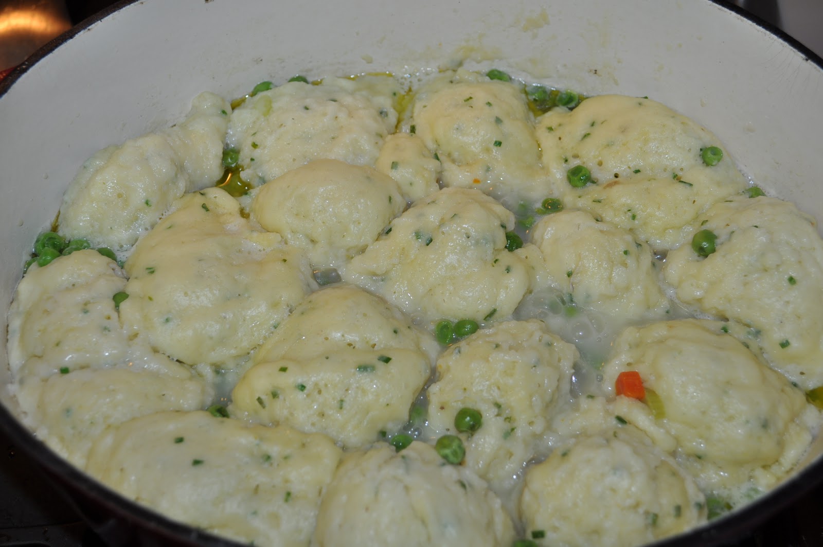 My Cocina, My Kitchen Chicken and Buttermilk Chive Dumplings