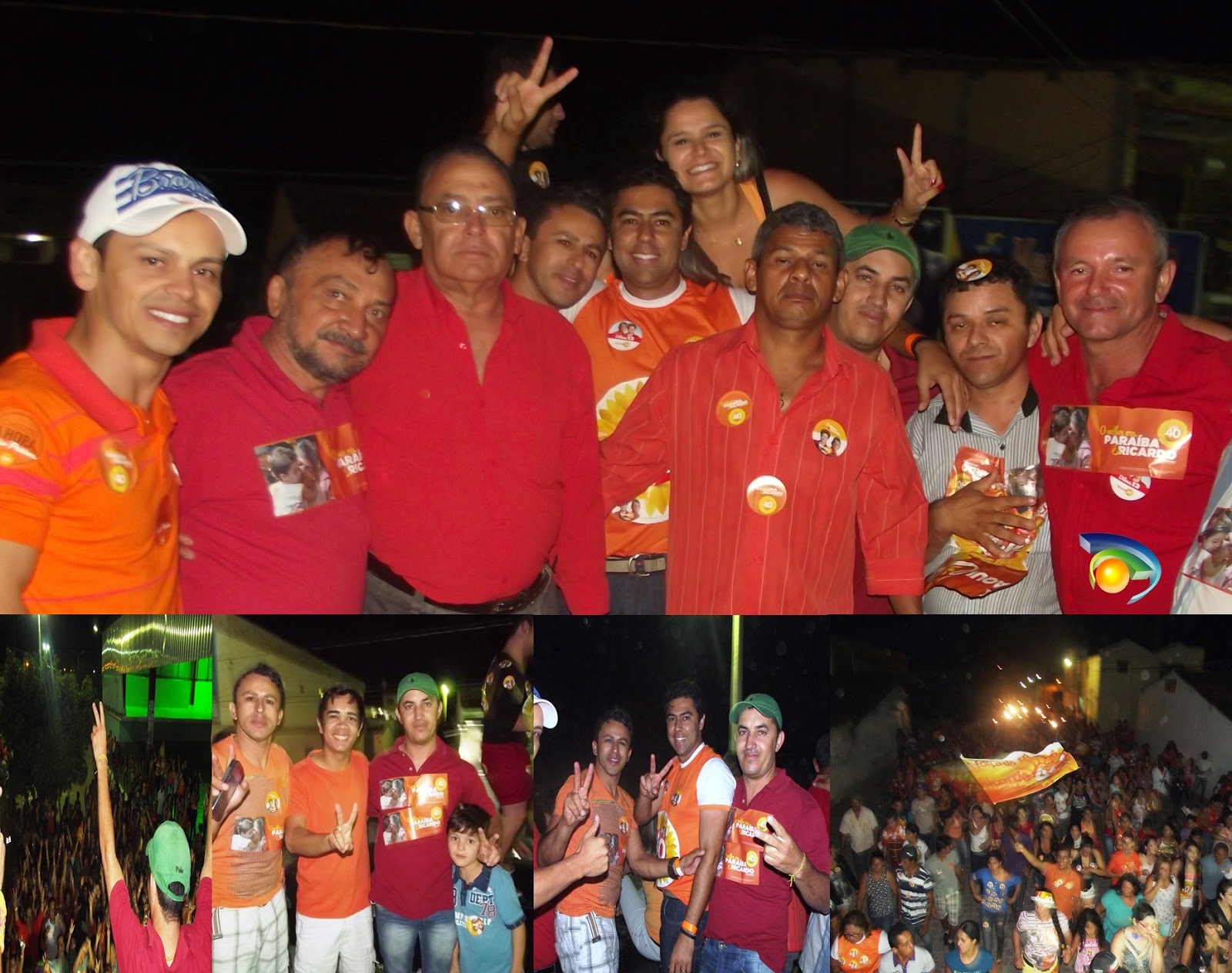 Baraunenses vão as ruas Comemorar a Vitória de "Virada" do Governador Ricardo Coutinho sobre Cássio