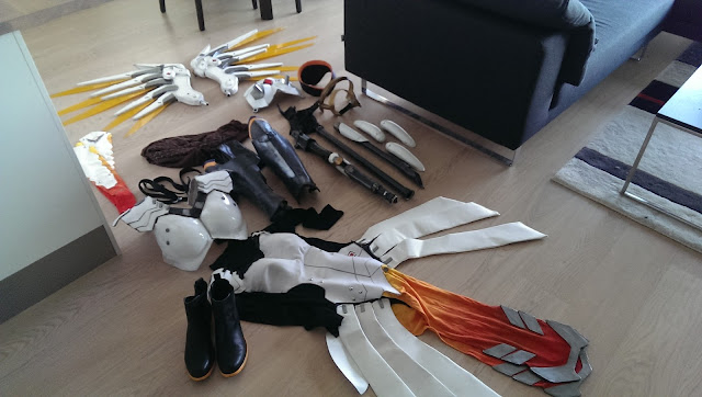 And my finished costume