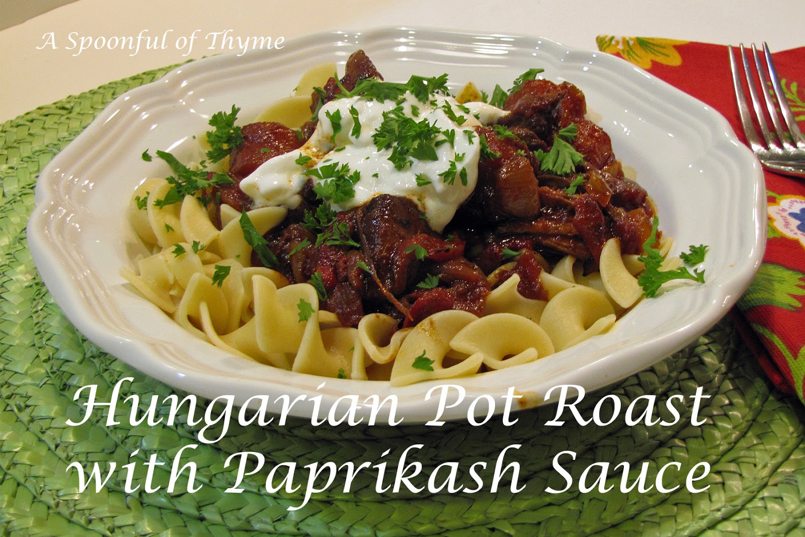 Hungarian Pot Roast with Paprikash Sauce