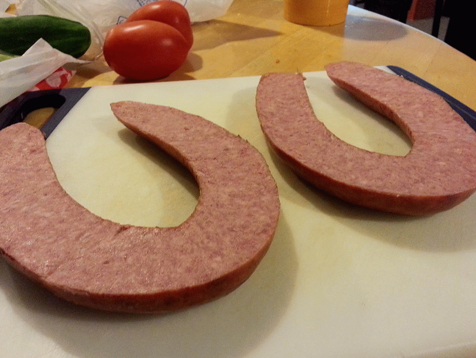 DeepFried Smoked Kielbasa Salad!!