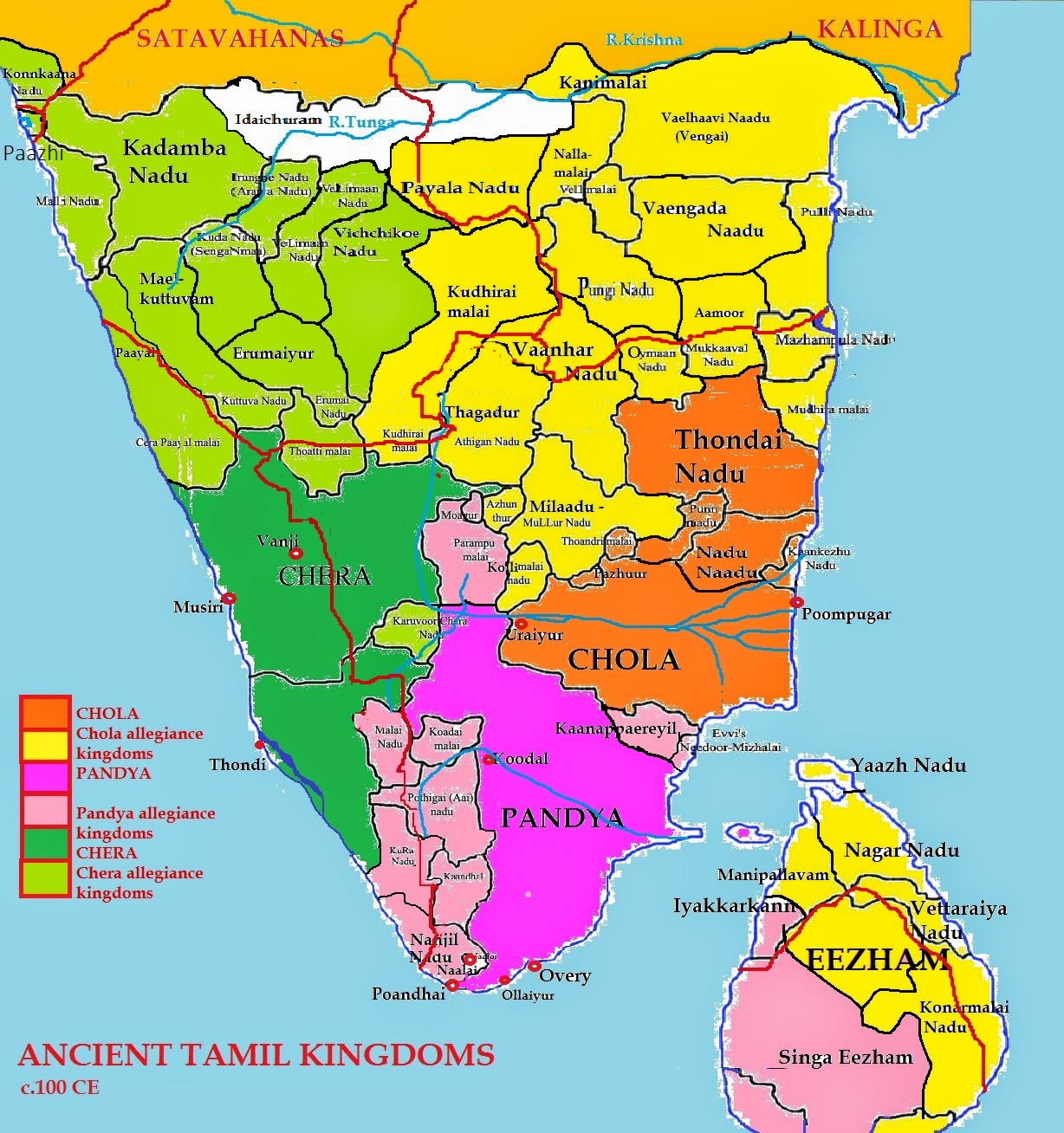 Ancient Tamil Kinglines THE GLORIOUS TAMIL KALABHRAS and THE FIRST