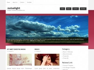 Noise Light Blogger Template