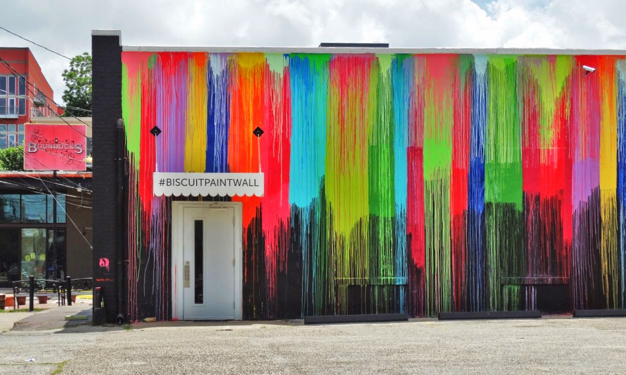 Houston in Pics Houston "Art Wall" there are several notable mural