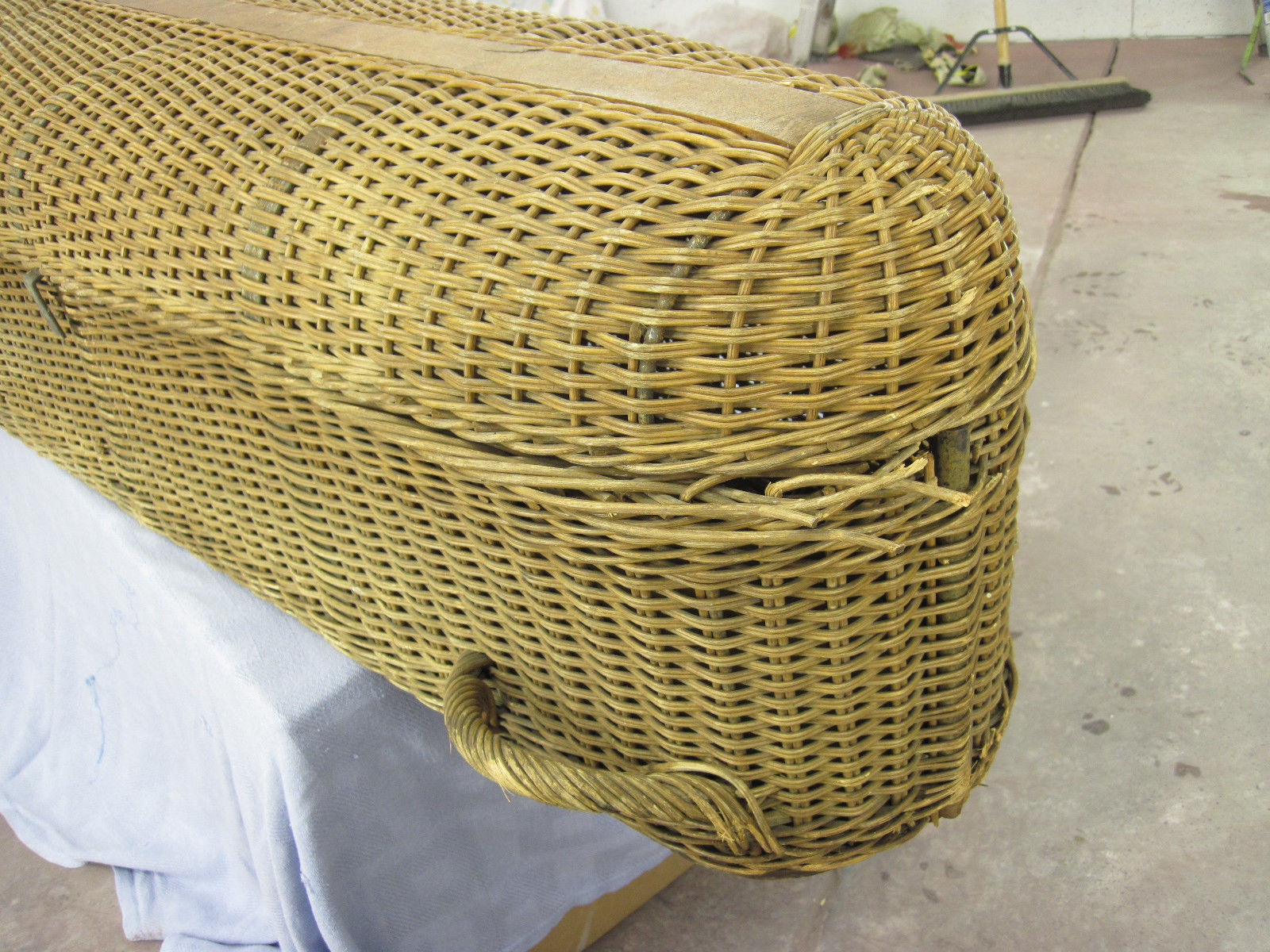 Halloweeniana Wicker Coffin/Casket "Cooling Box" (19th Century)