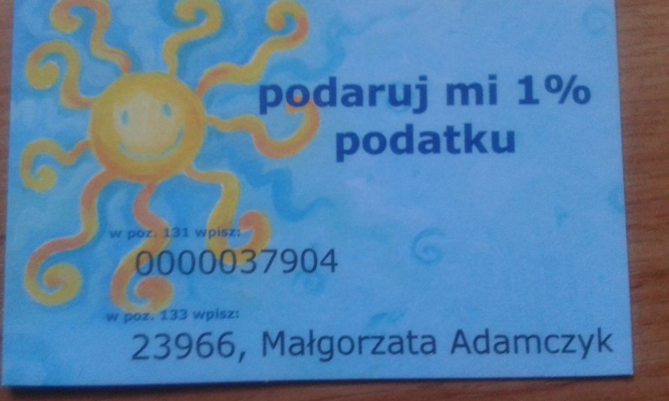 Podaruj mi 1% podatku