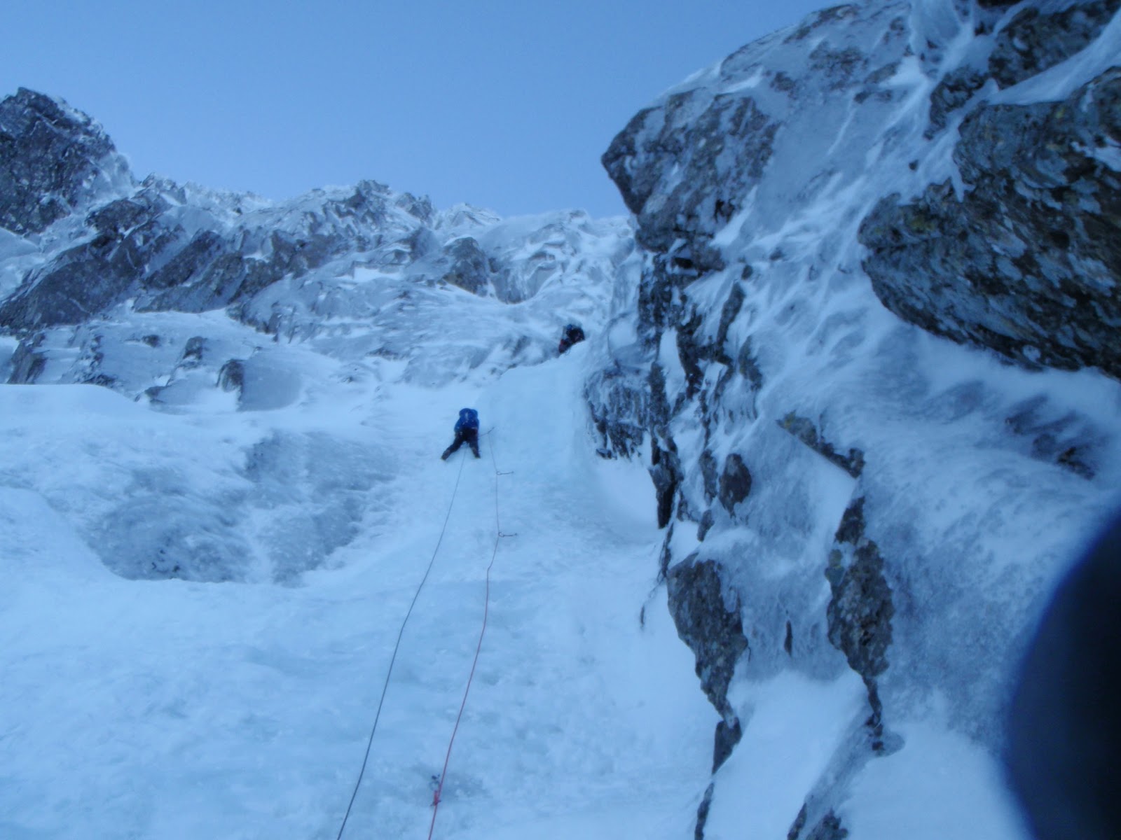Davie Scott's Blog 27.02.13 Point Five Gully V,5 Ben Nevis