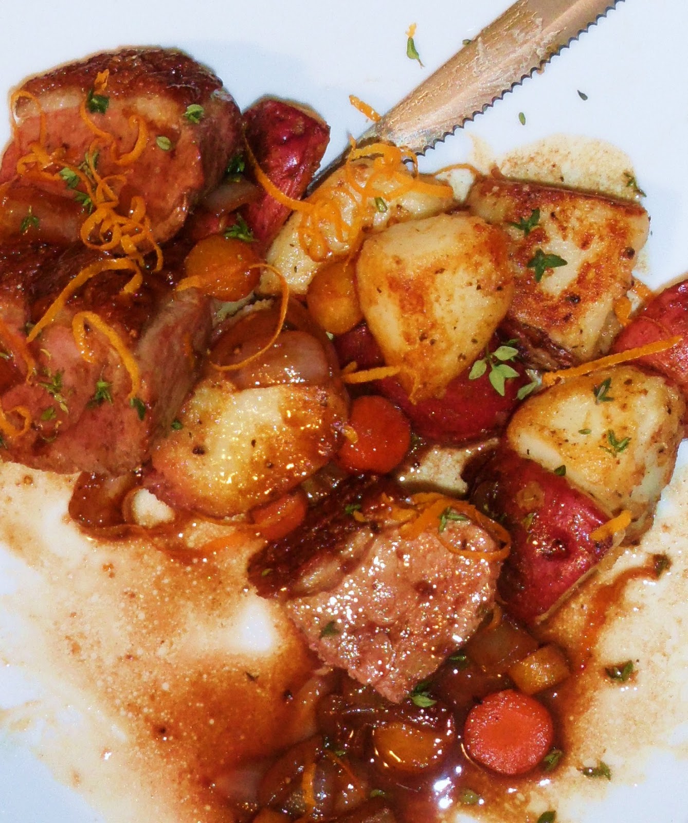 Food By Bram Duck Breast with Marsala Sauce and Sautéed Potatoes