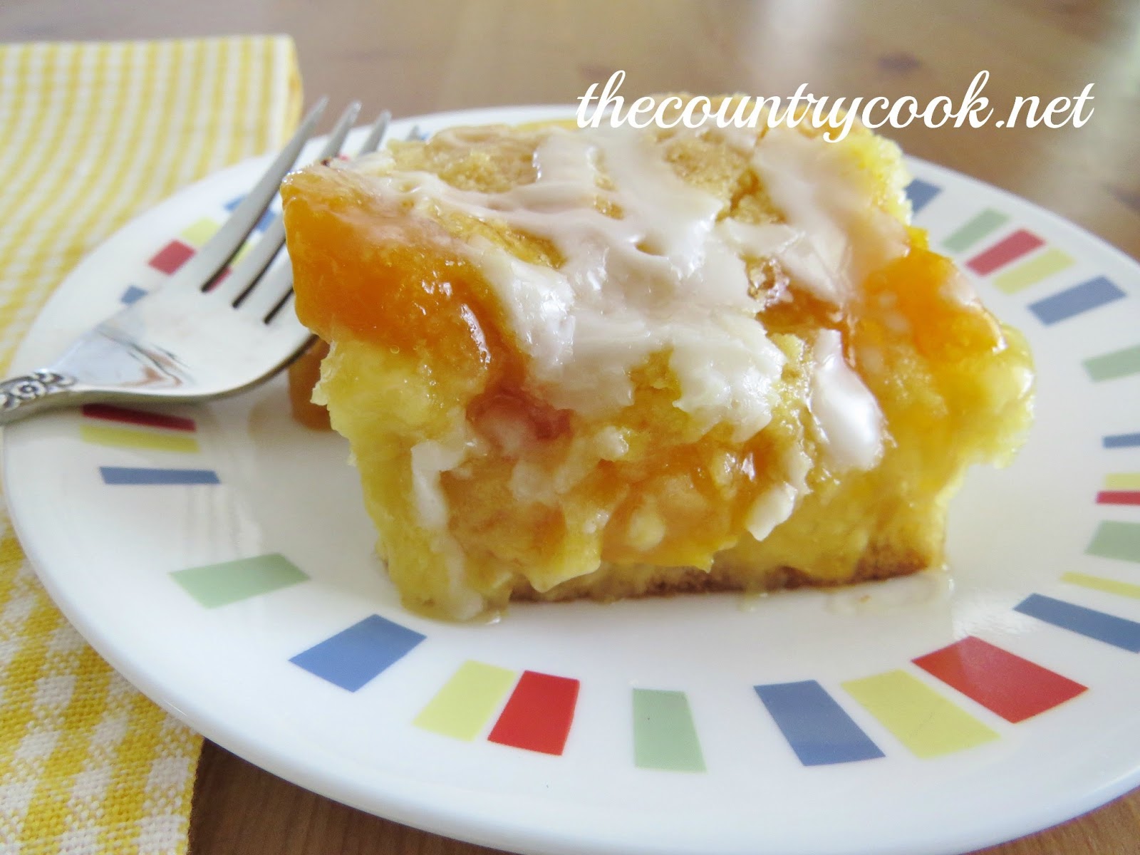 Peach Cobbler Cake The Country Cook