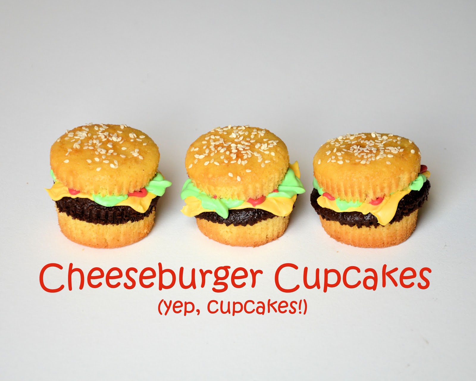 No Wooden Spoons Cheeseburger Cupcakes A Tutorial