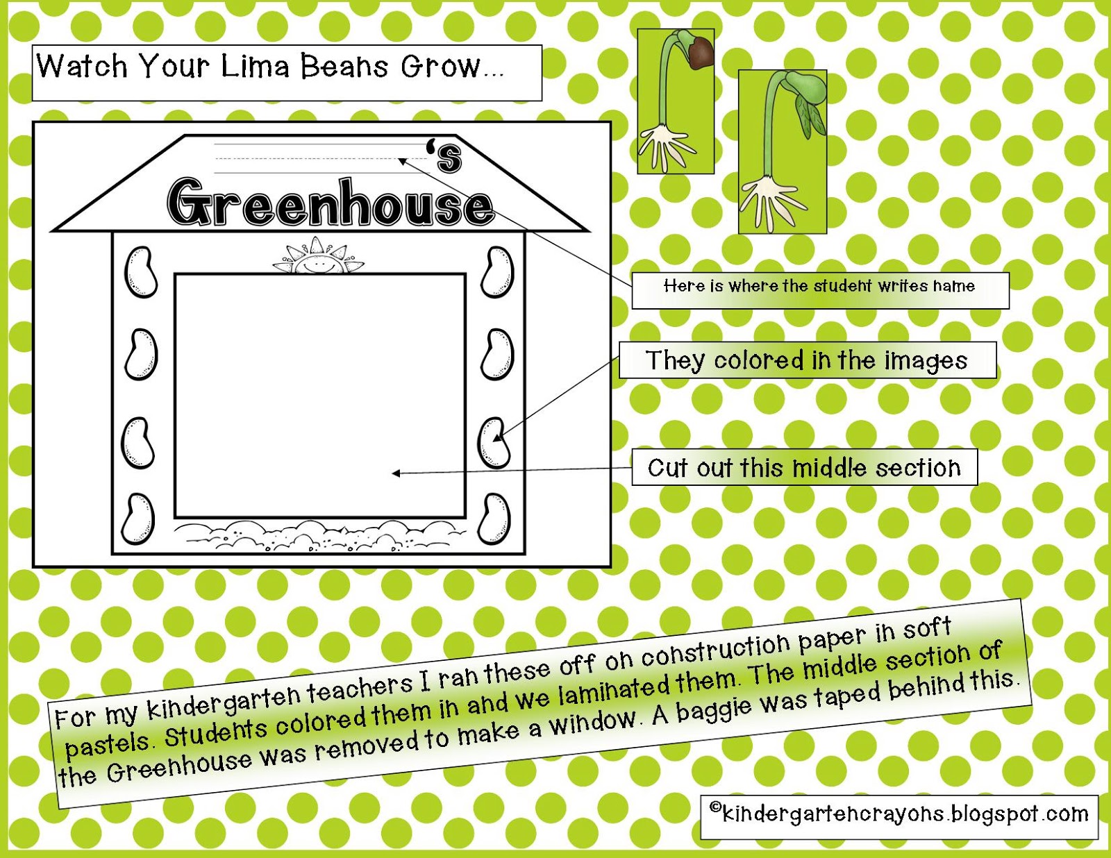 Kindergarten Crayons "Bean There, Done That" Freebie You Will Love