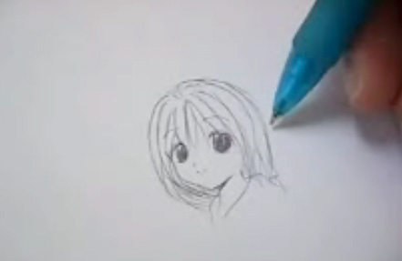 Asian Anime Drawing