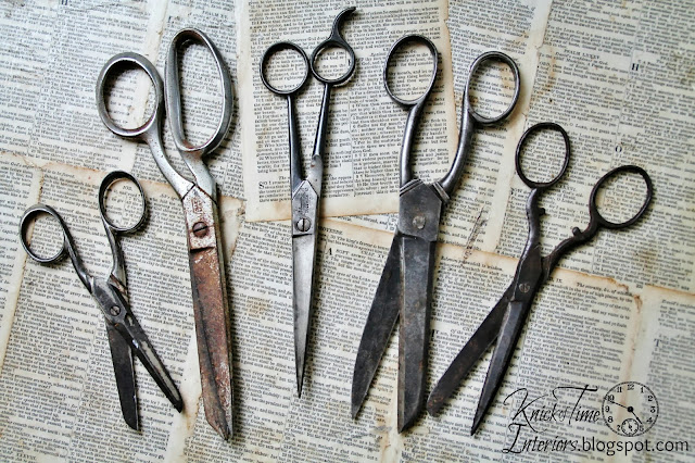 Antique Scissors via KnickofTimeInteriors.blogspot.com