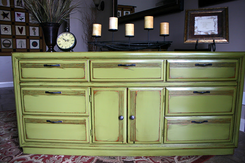 Doubletake Decor Stunning Green Dresser